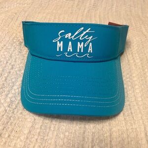 Salt Life NWT Women’s Visor Salty Mama Aqua Turquoise Adjustable Size O